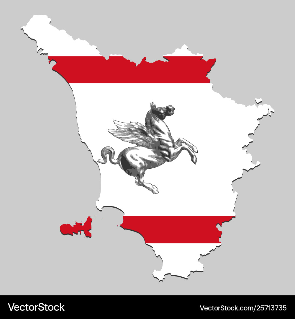Map with flag Map with flag vector image