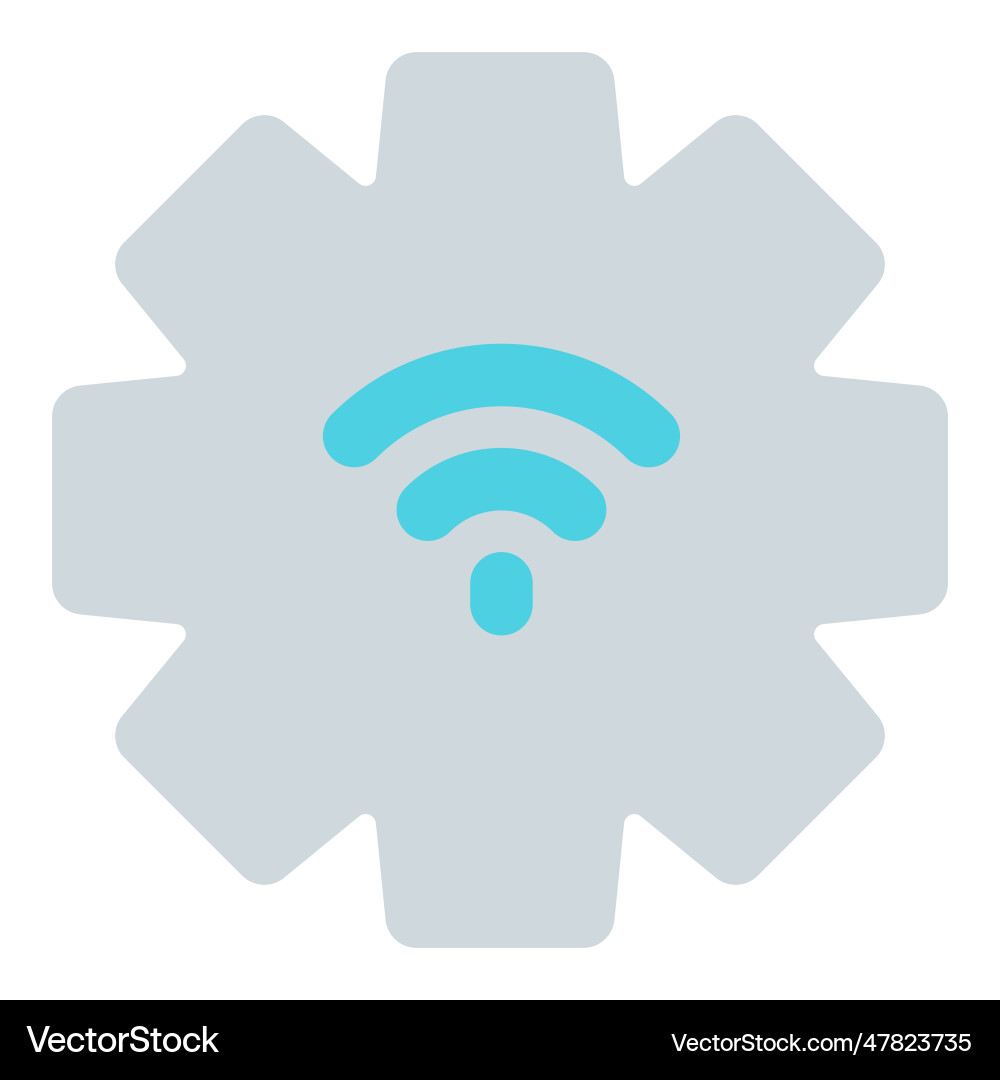 Wireless ai tool for future automation testing vector image