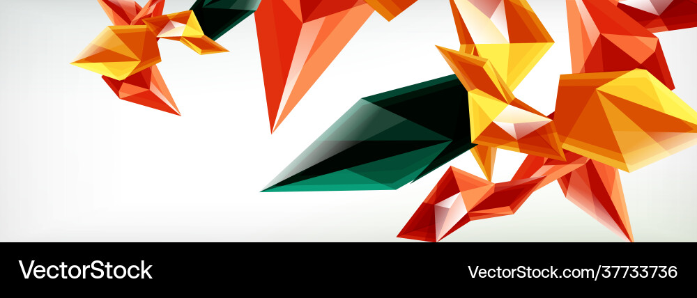 3d triangles and pyramids abstract 3d triangles and pyramids abstract Vector Image