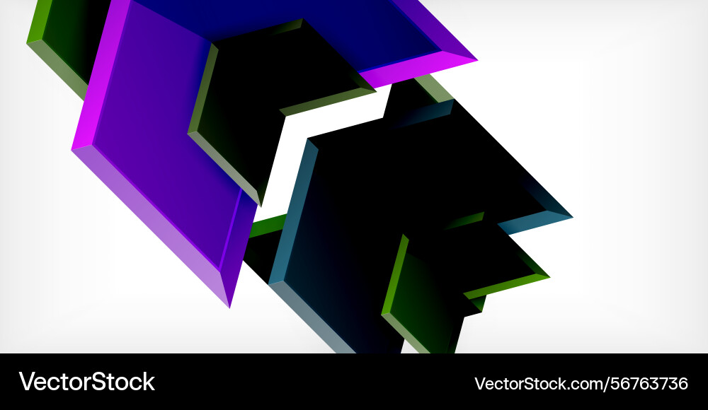 Abstract geometric shapes overlap creating Abstract geometric shapes overlap creating vector image