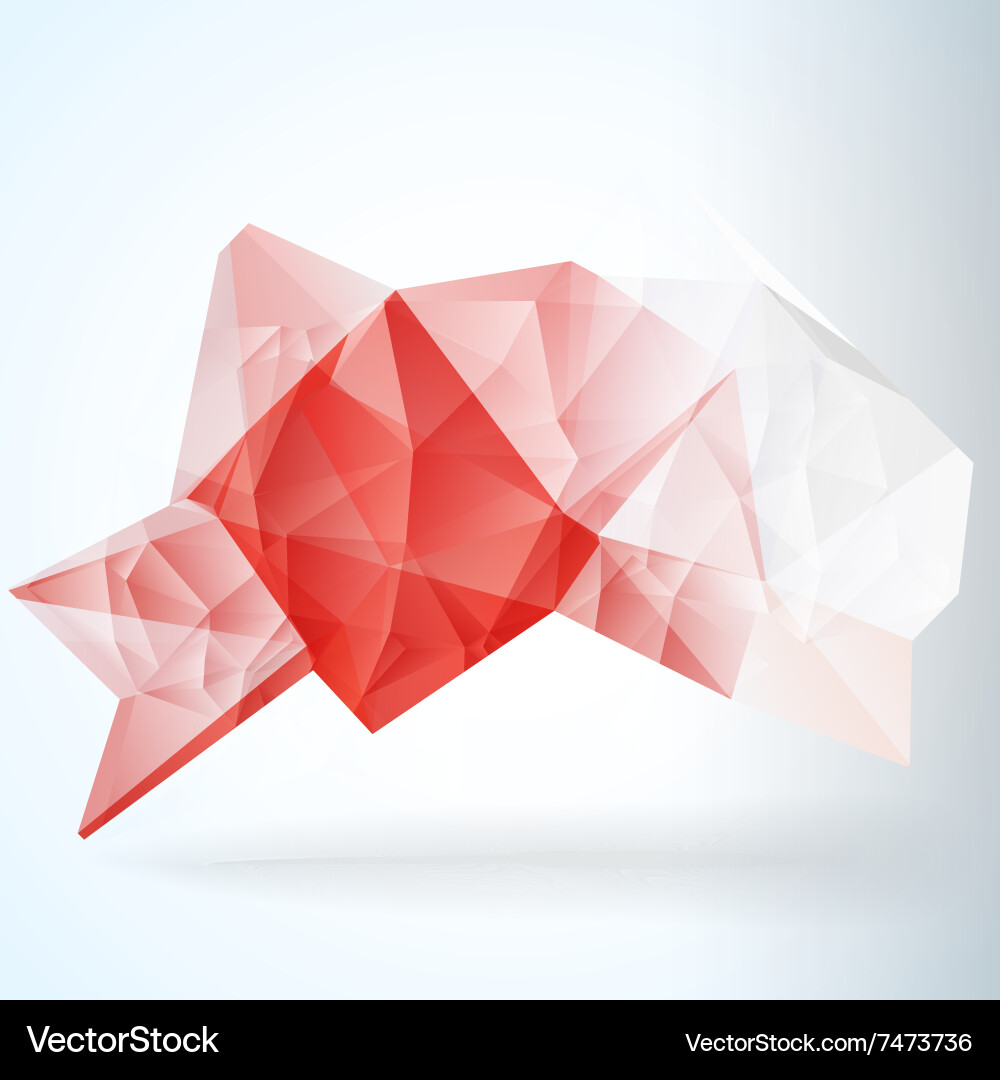 Geometric triangular abstract background vector image