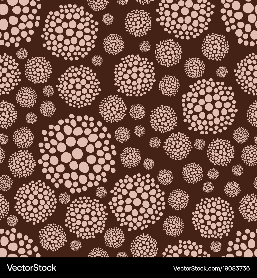 Seamless pattern with dots vector image