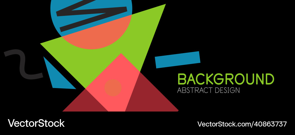 Abstract background blocks lines triangles Abstract background blocks lines triangles vector image