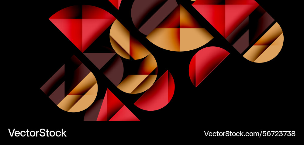 Abstract geometric shapes overlap creating Abstract geometric shapes overlap creating vector image