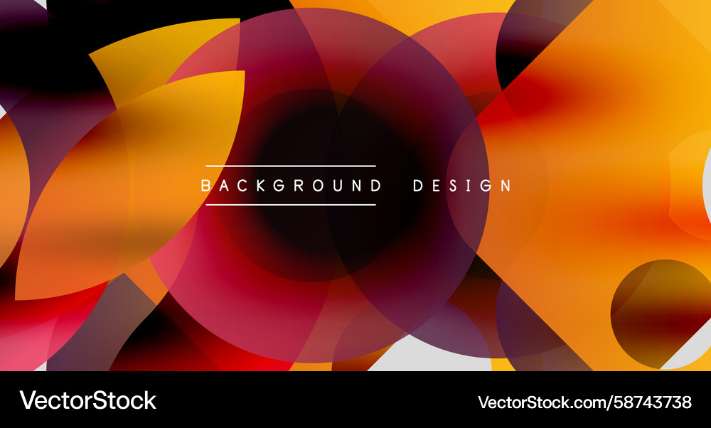 Abstract geometric shapes overlap creating Abstract geometric shapes overlap creating Vector Image