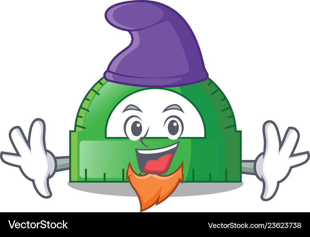 Elf protactor in on the character shape Elf protactor in on the character shape vector image