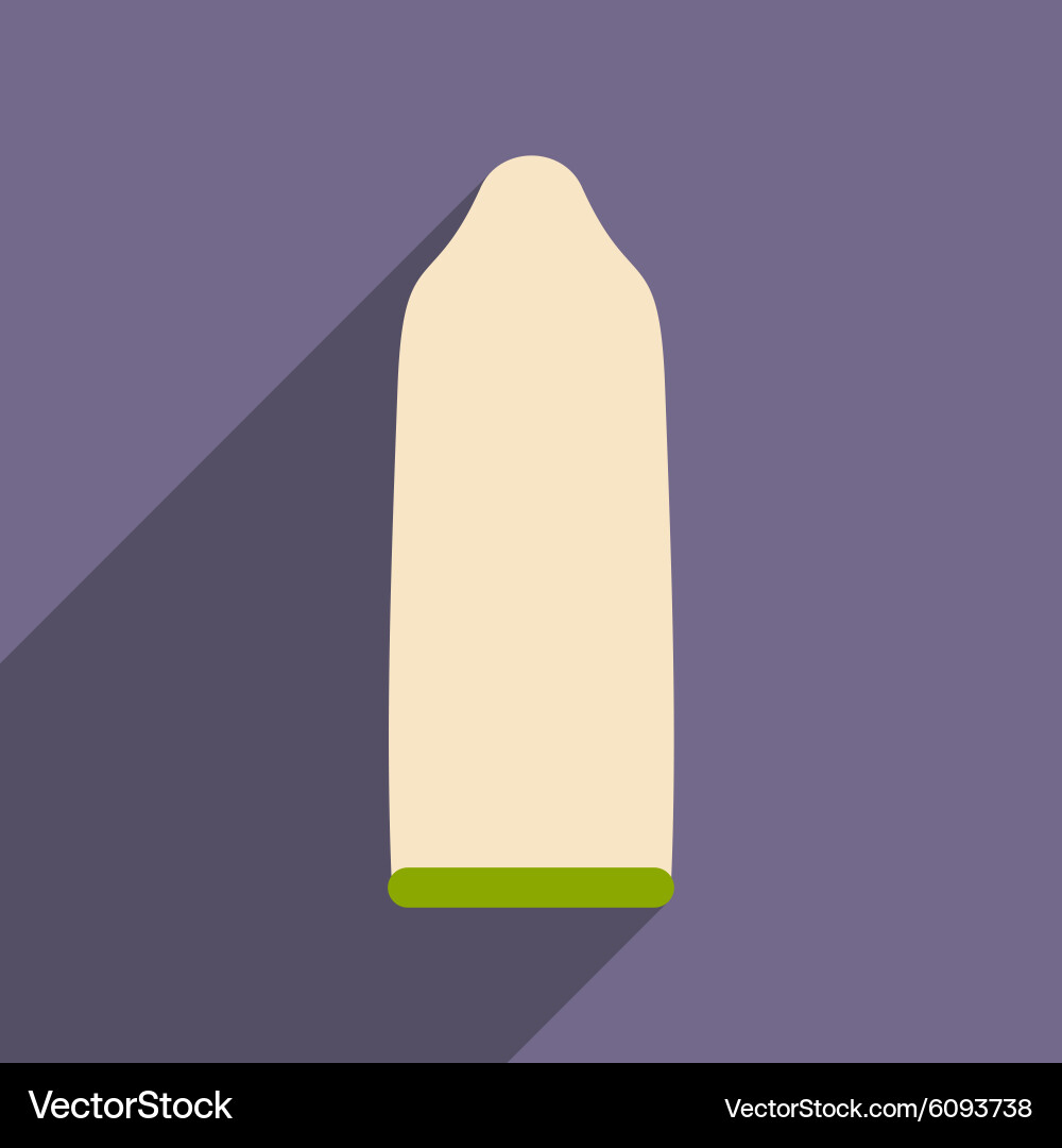 Flat with shadow icon and mobile application vector image