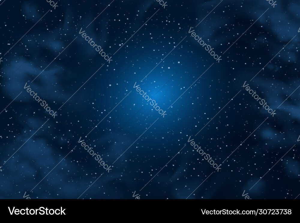 Horizontal space background with abstract shape Vector Image