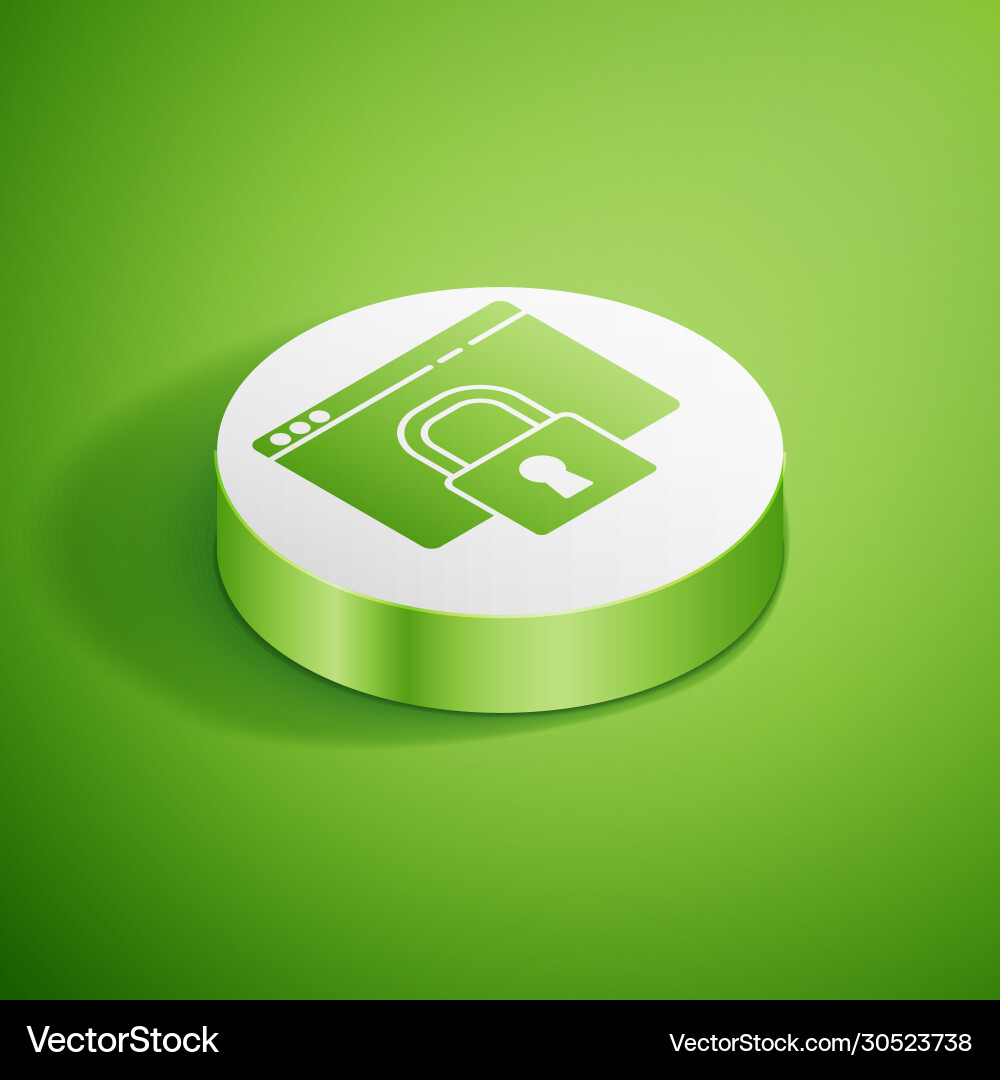 Isometric secure your site with https ssl icon Isometric secure your site with https ssl icon vector image