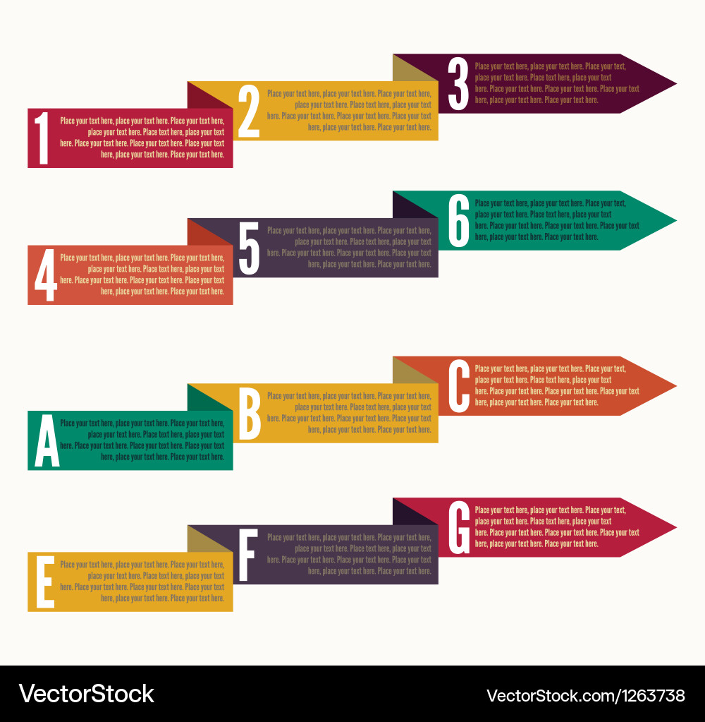 Label progress background vector image