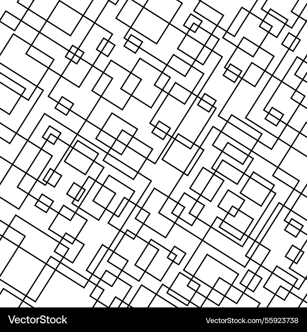 Monochrome line design intersecting lines create Vector Image