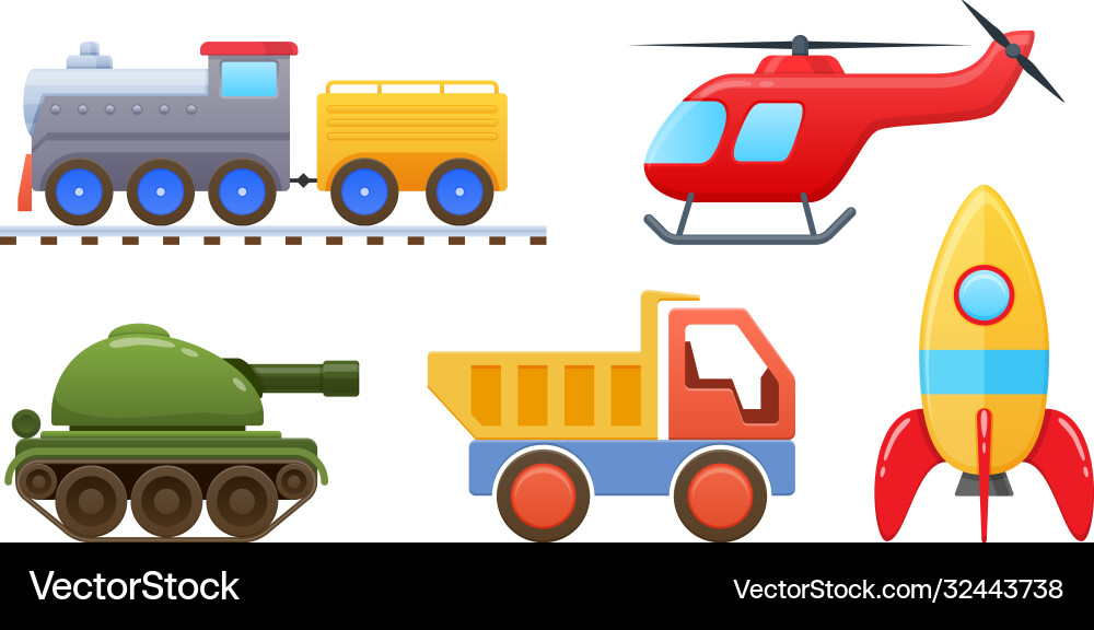 Set beautiful logic developing colored vector image