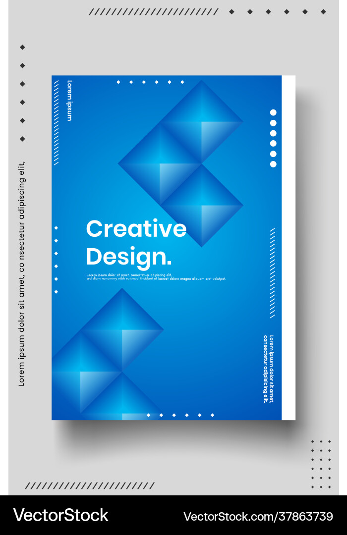 Cover design template set with abstract lines Cover design template set with abstract lines vector image