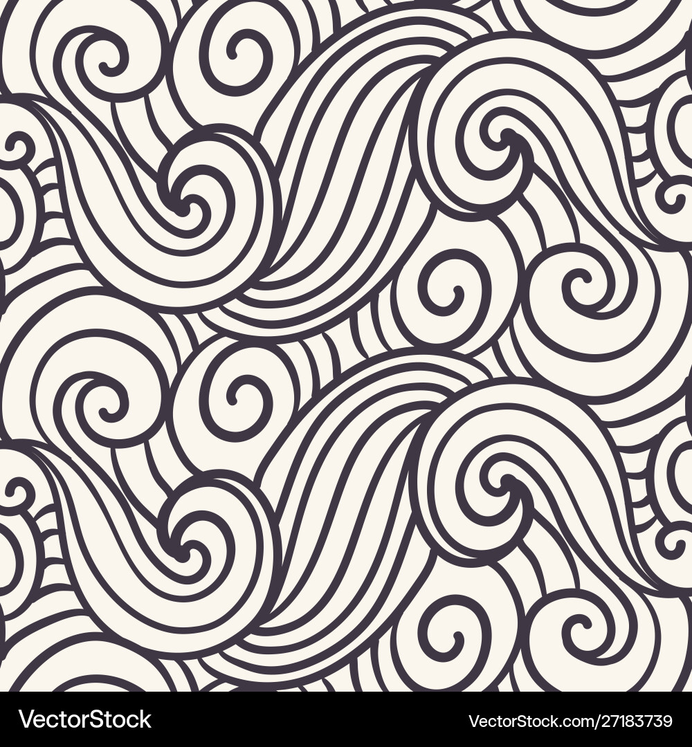 Elegant Wave Pattern Vector Image
