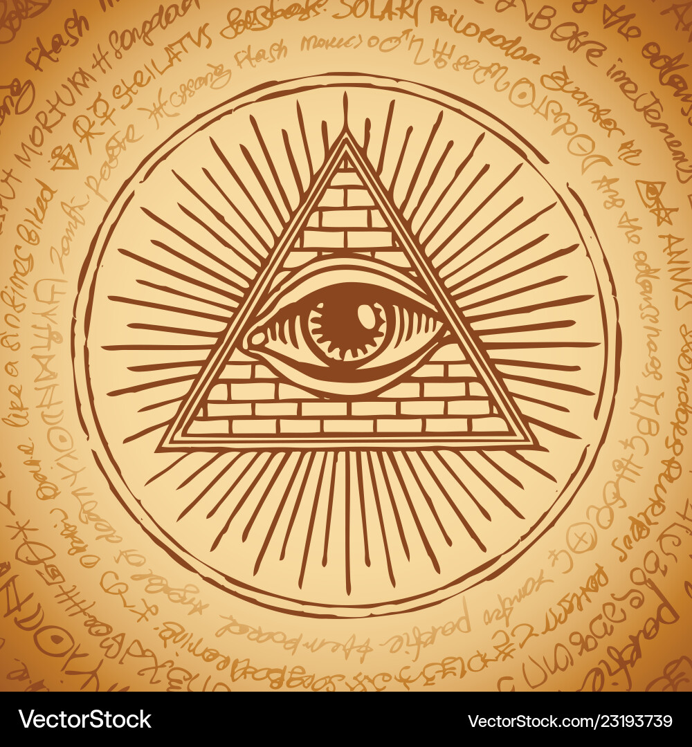 Eye of Providence Pyramid – Royalty-Free Vector | VectorStock Eye of Providence Pyramid – Royalty-Free Vector | VectorStock