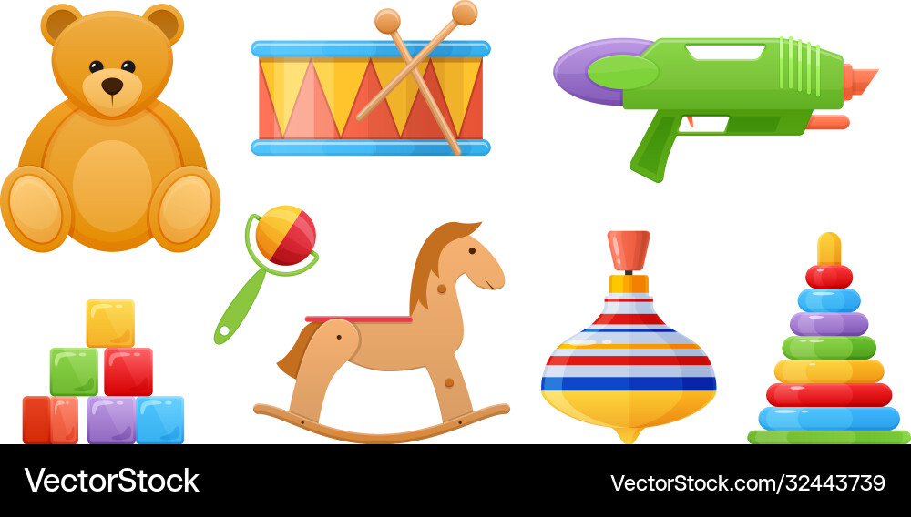 Set beautiful logic developing colored Set beautiful logic developing colored vector image