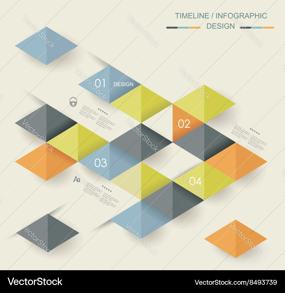 Triangle Line Geometric Abstract Background vector image