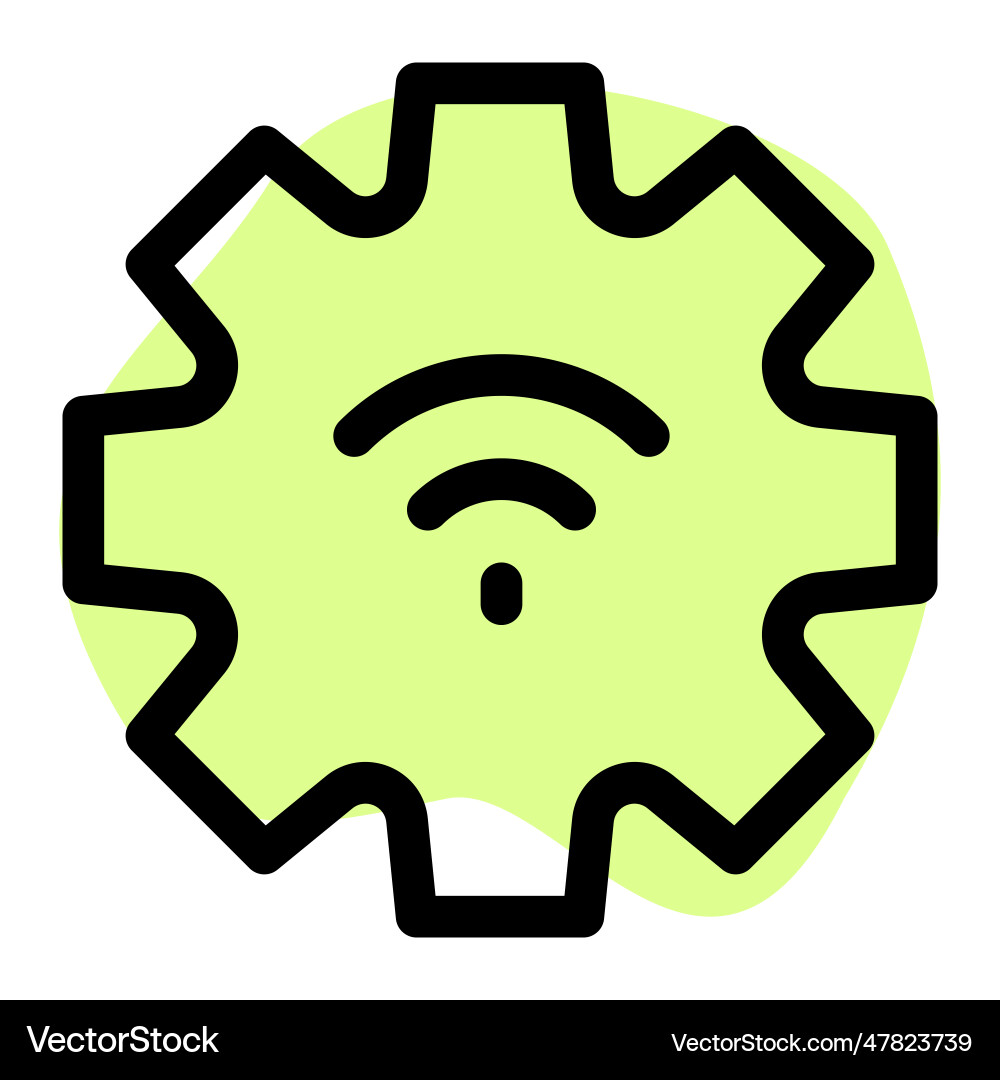 Wireless ai tool for future automation testing vector image