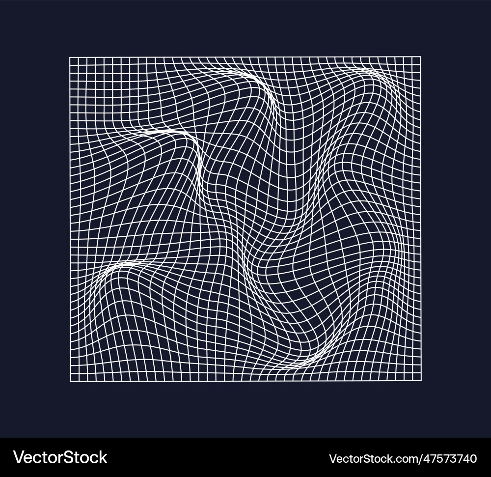 Abstract line grid form concept Abstract line grid form concept vector image