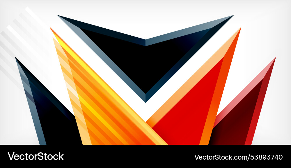 Arrows with 3d effect abstract background Arrows with 3d effect abstract background Vector Image