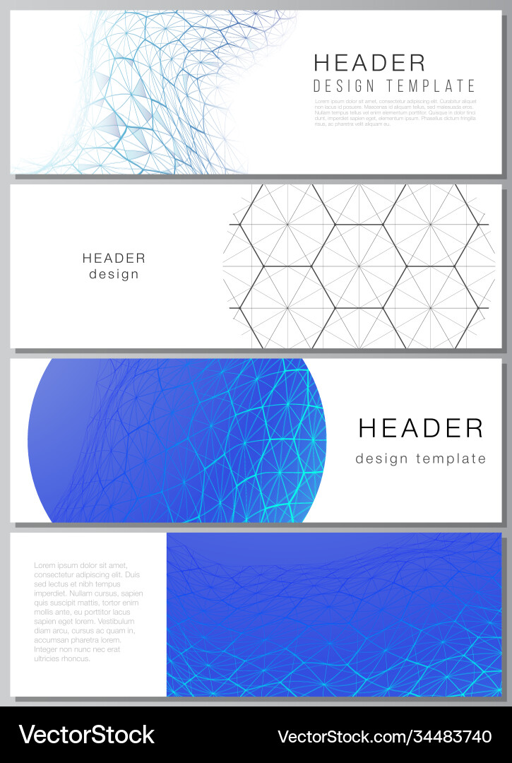 Minimalistic layout Vector Image