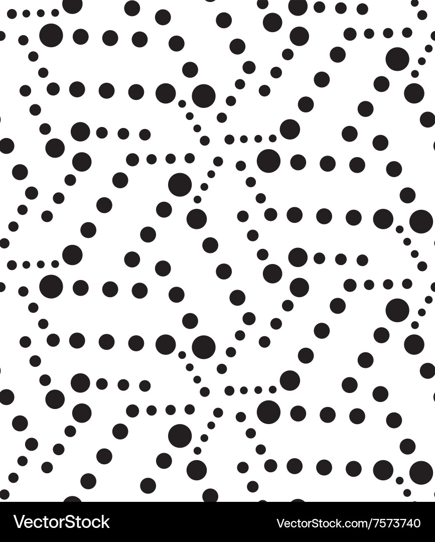 Modern Geometric Circle Pattern vector image