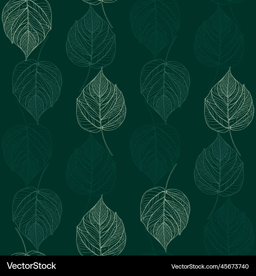 Simple natural leaves seamless pattern eps10 Simple natural leaves seamless pattern eps10 vector image