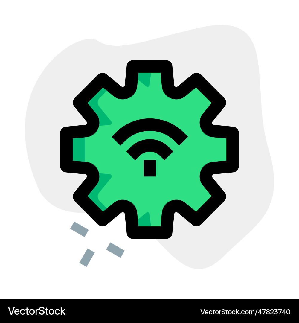 Wireless ai tool for future automation testing vector image