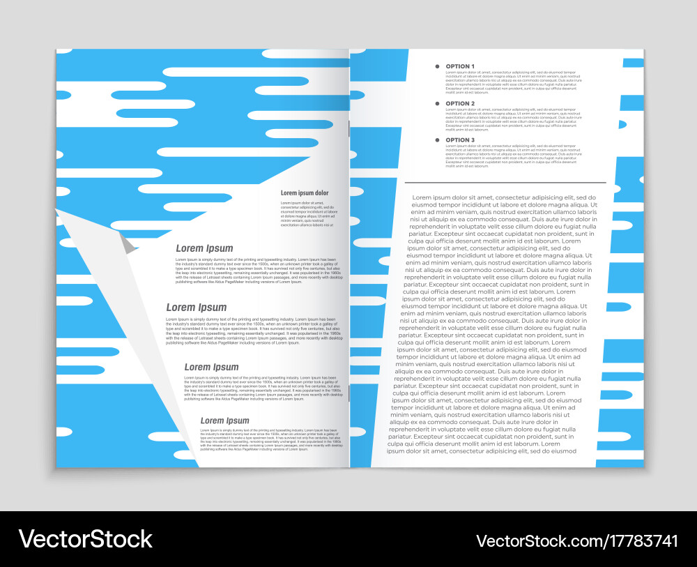 Abstract layout background set for art vector image