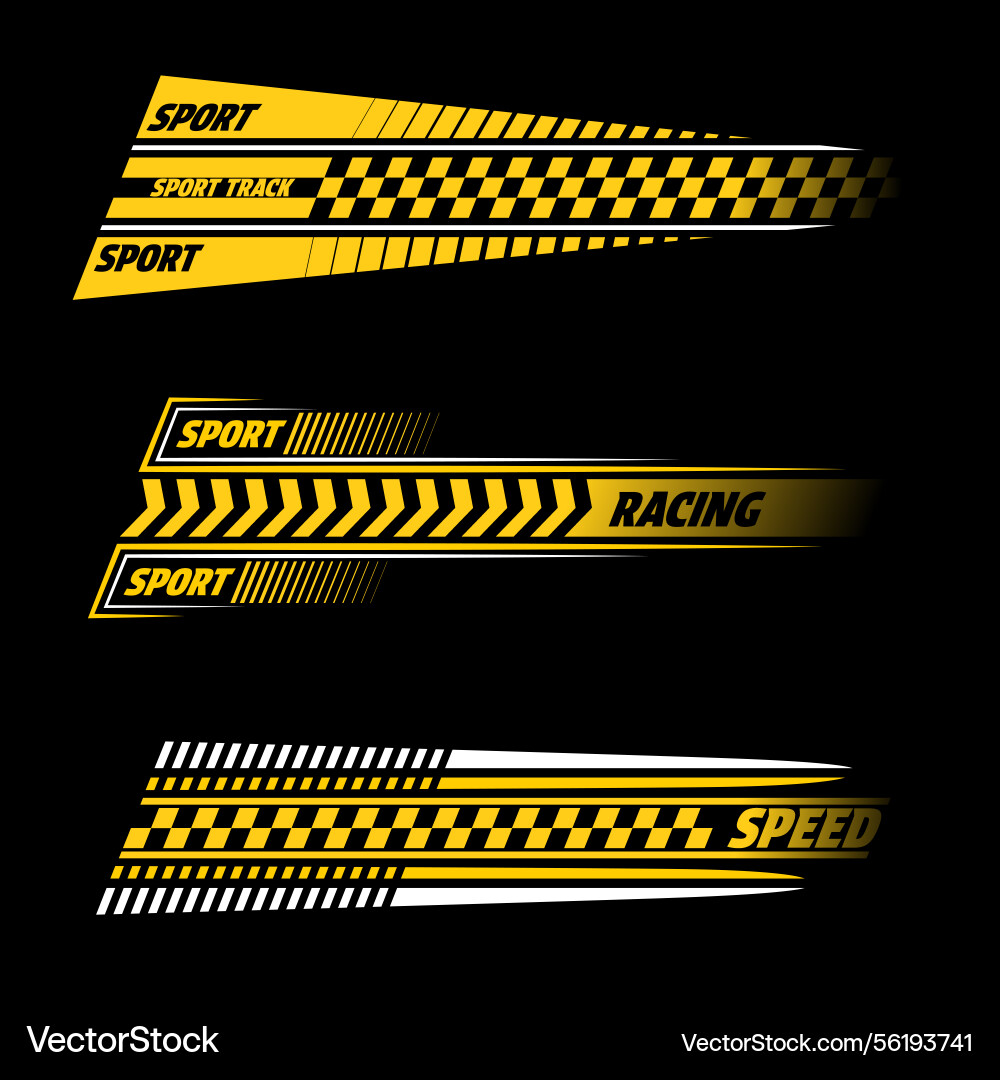 Angled linear checkered patterns text Angled linear checkered patterns text vector image