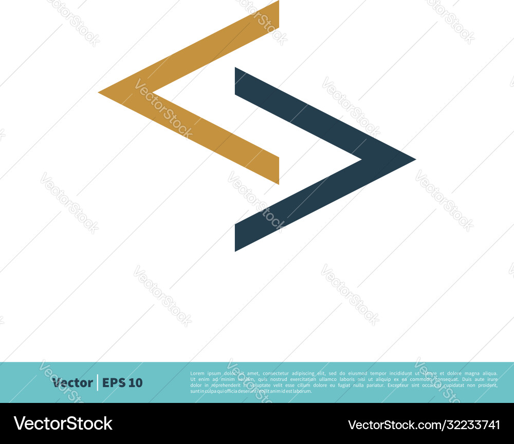 Buchstaben s Pfeil Logo Vorlage Design eps Buchstaben s Pfeil Logo Vorlage Design eps vektorbild