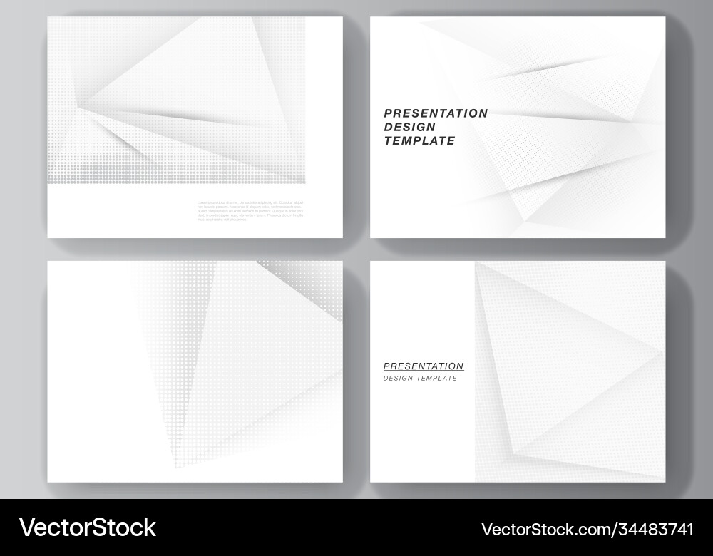 Layout presentation slides design Layout presentation slides design vector image