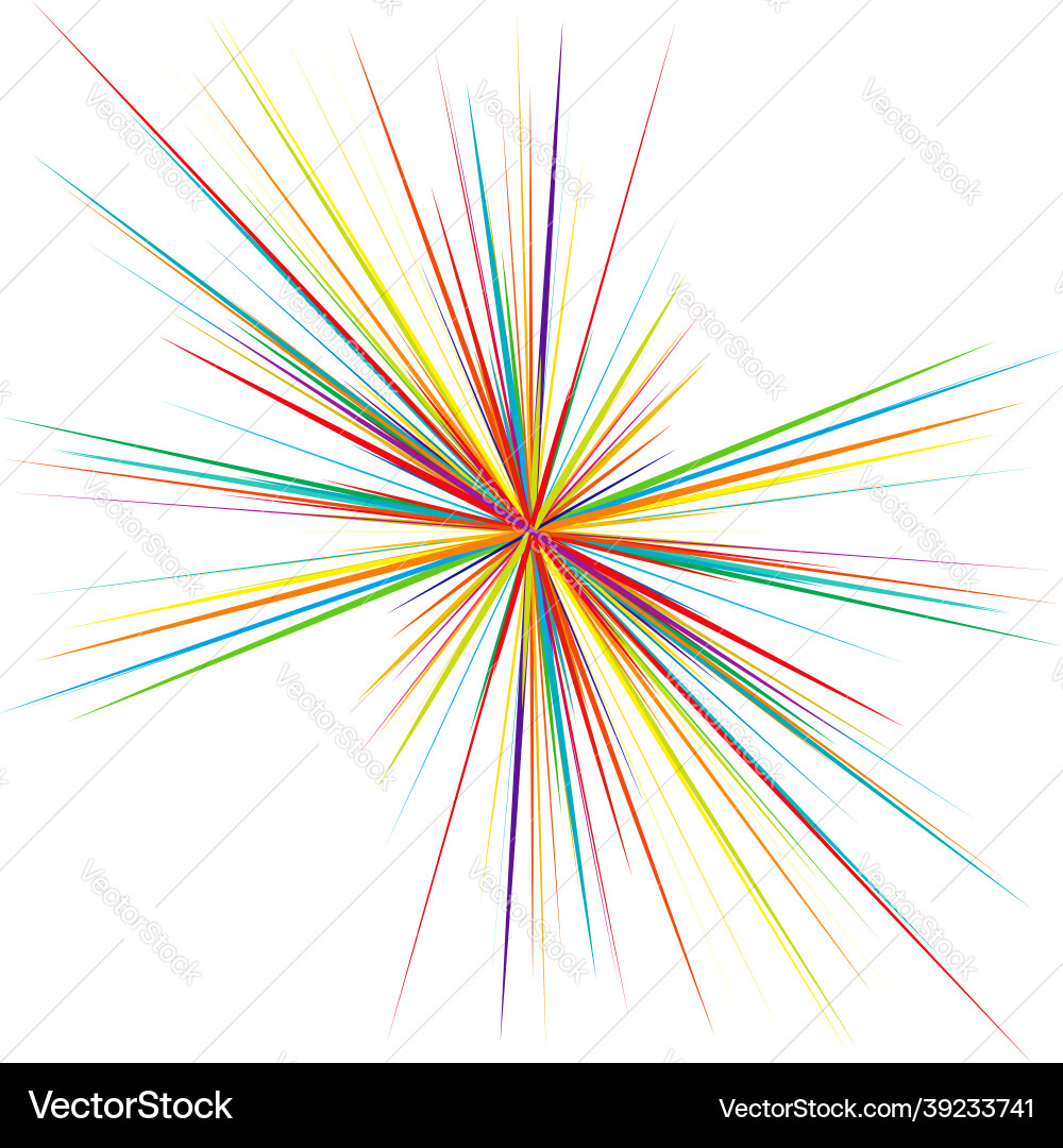 Radial radiating dynamic rays beams lines Radial radiating dynamic rays beams lines Vector Image