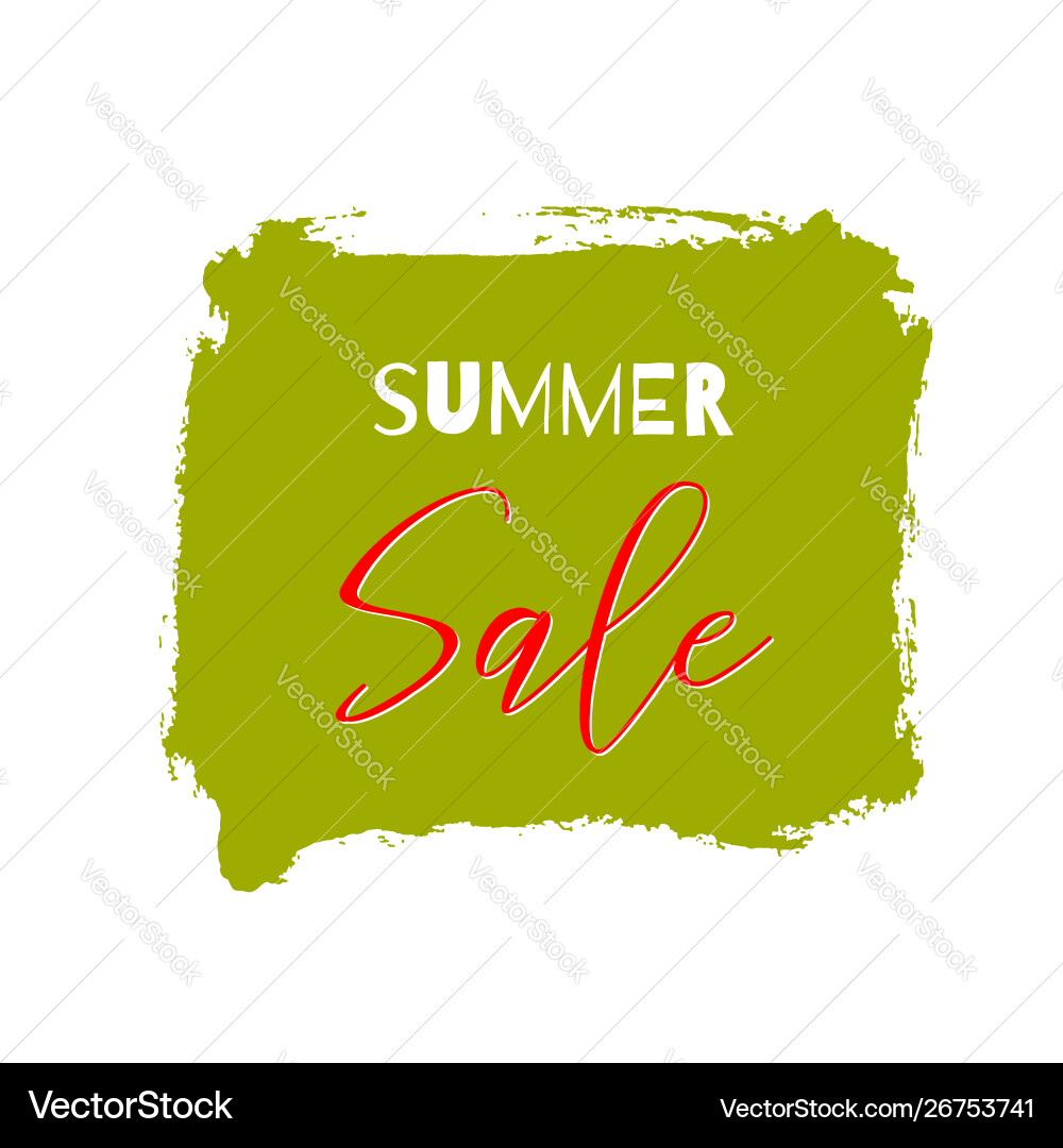 Sommer Verkauf Briefing Inschrift Sonderangebot Sommer Verkauf Briefing Inschrift Sonderangebot vektorbild
