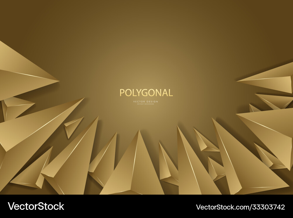 Abstract background with 3d triangles Abstract background with 3d triangles vector image