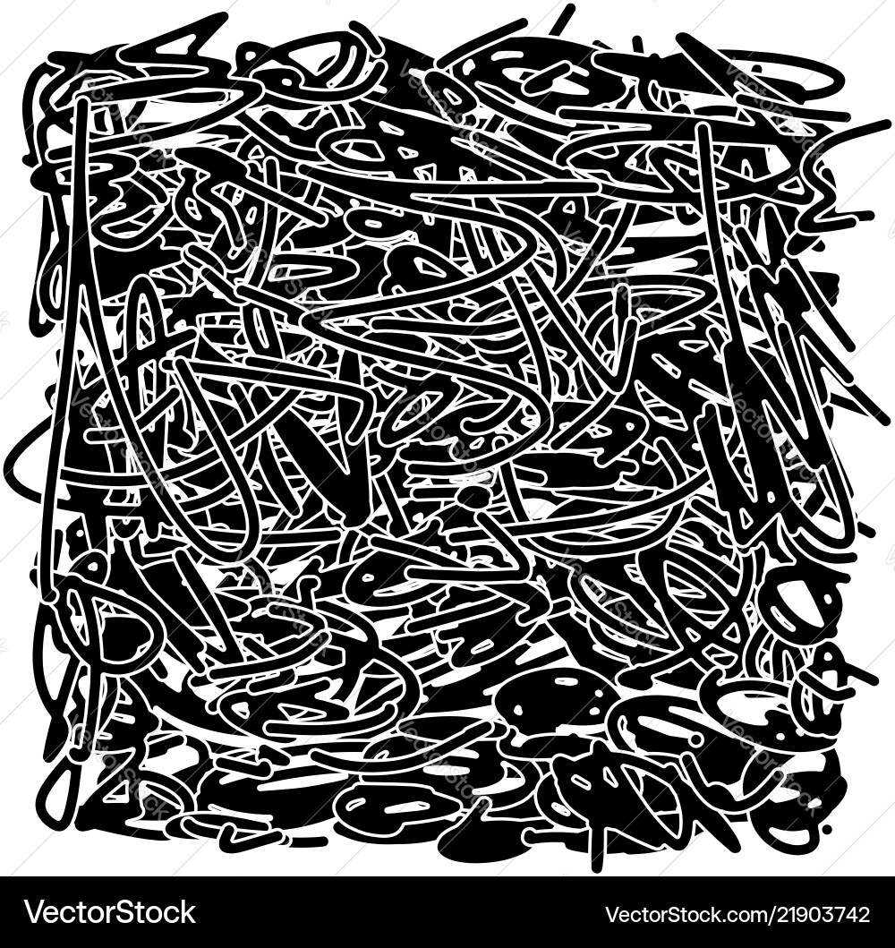 Abstract scribble background for your design Vector Image