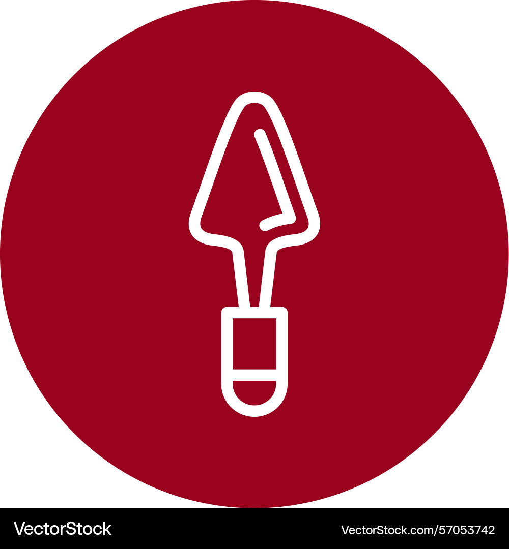 Cake server line circle style icon design Vector Image
