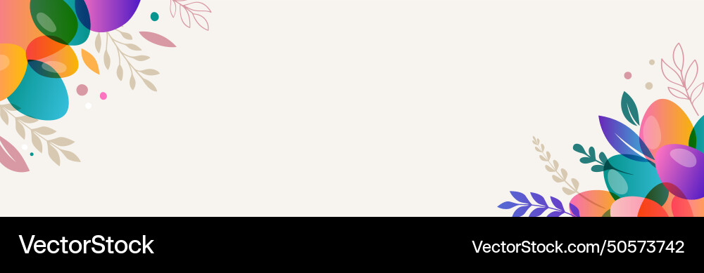 Colorful Easter Celebration Royalty Free Vector Image