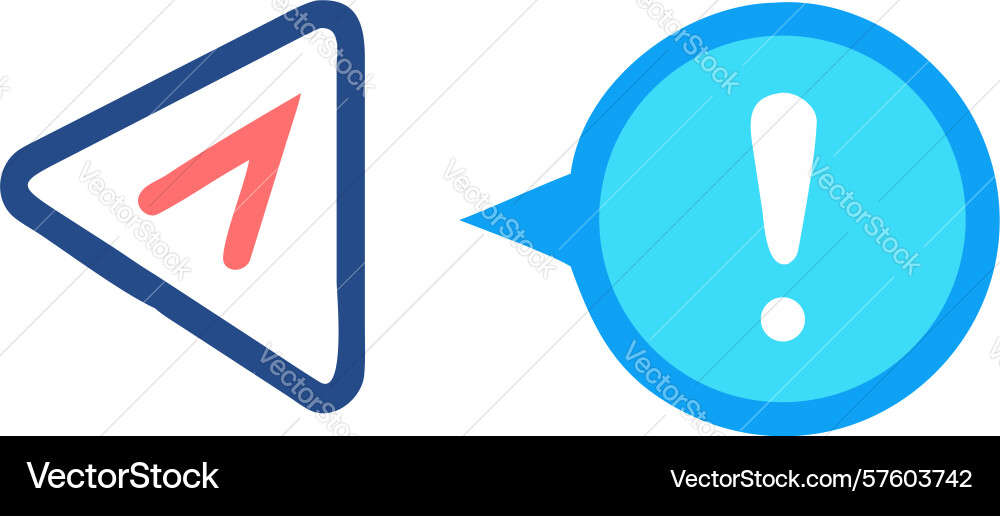Feedback alert icon design generative ai vector image