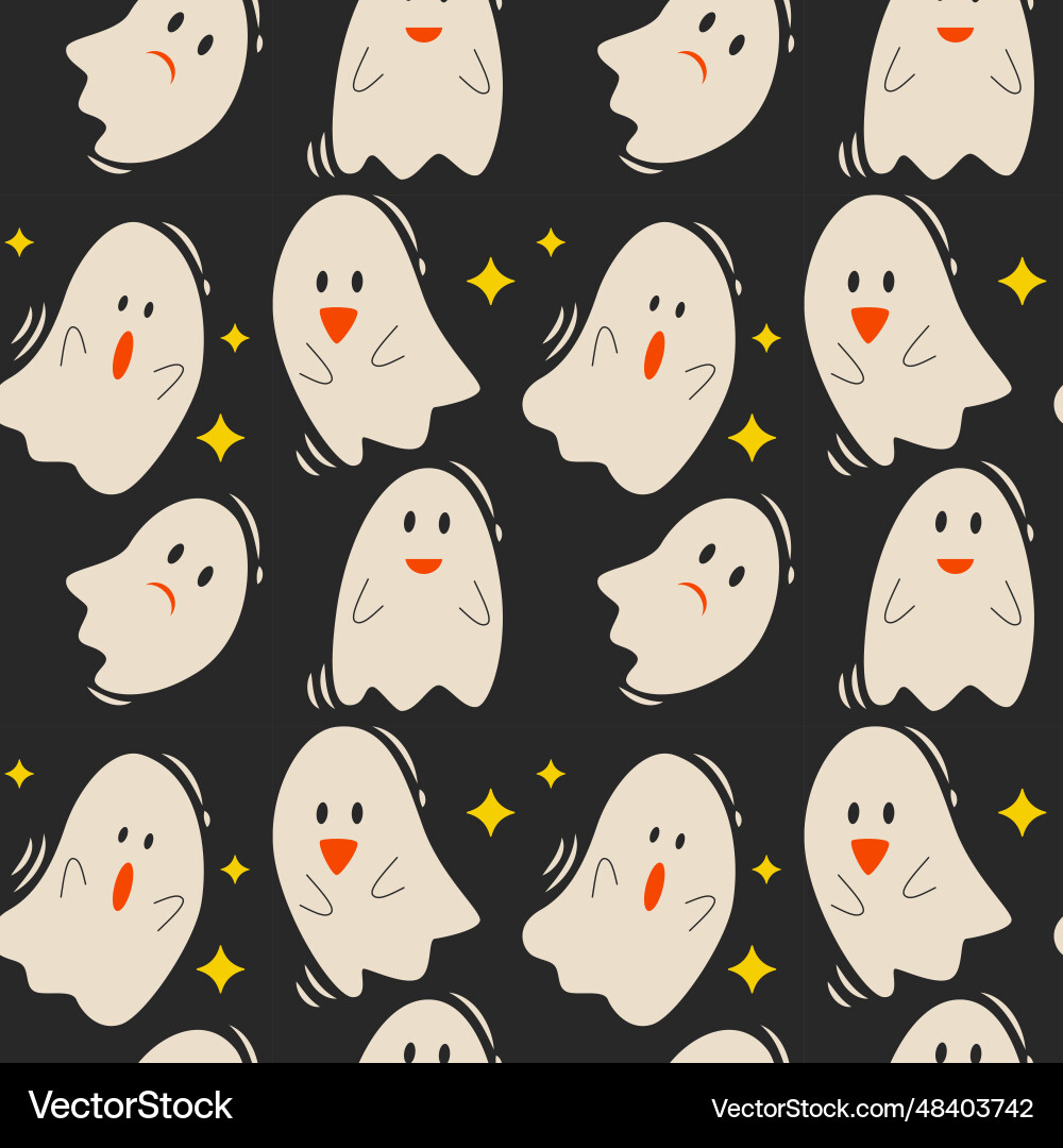 Halloween pattern endless texture can be used Vector Image