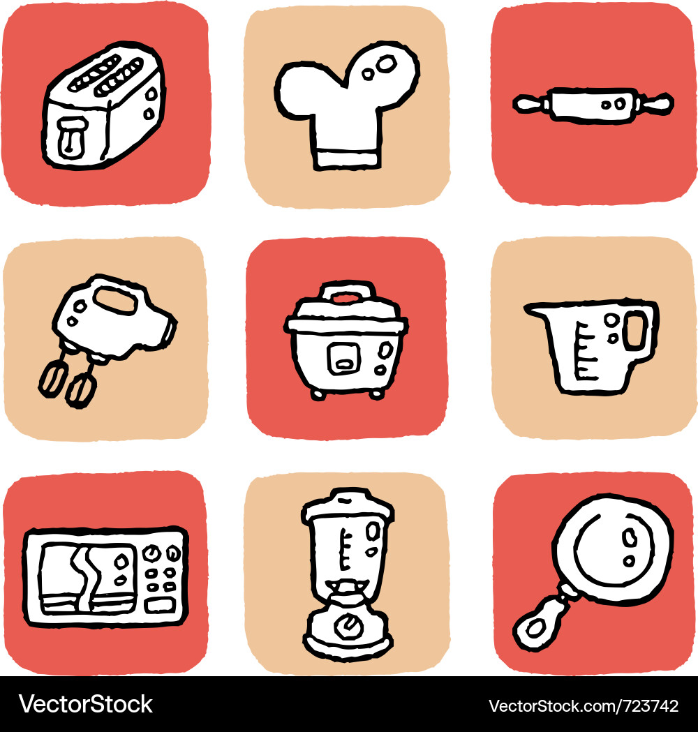 Icon kitchen Vector Image