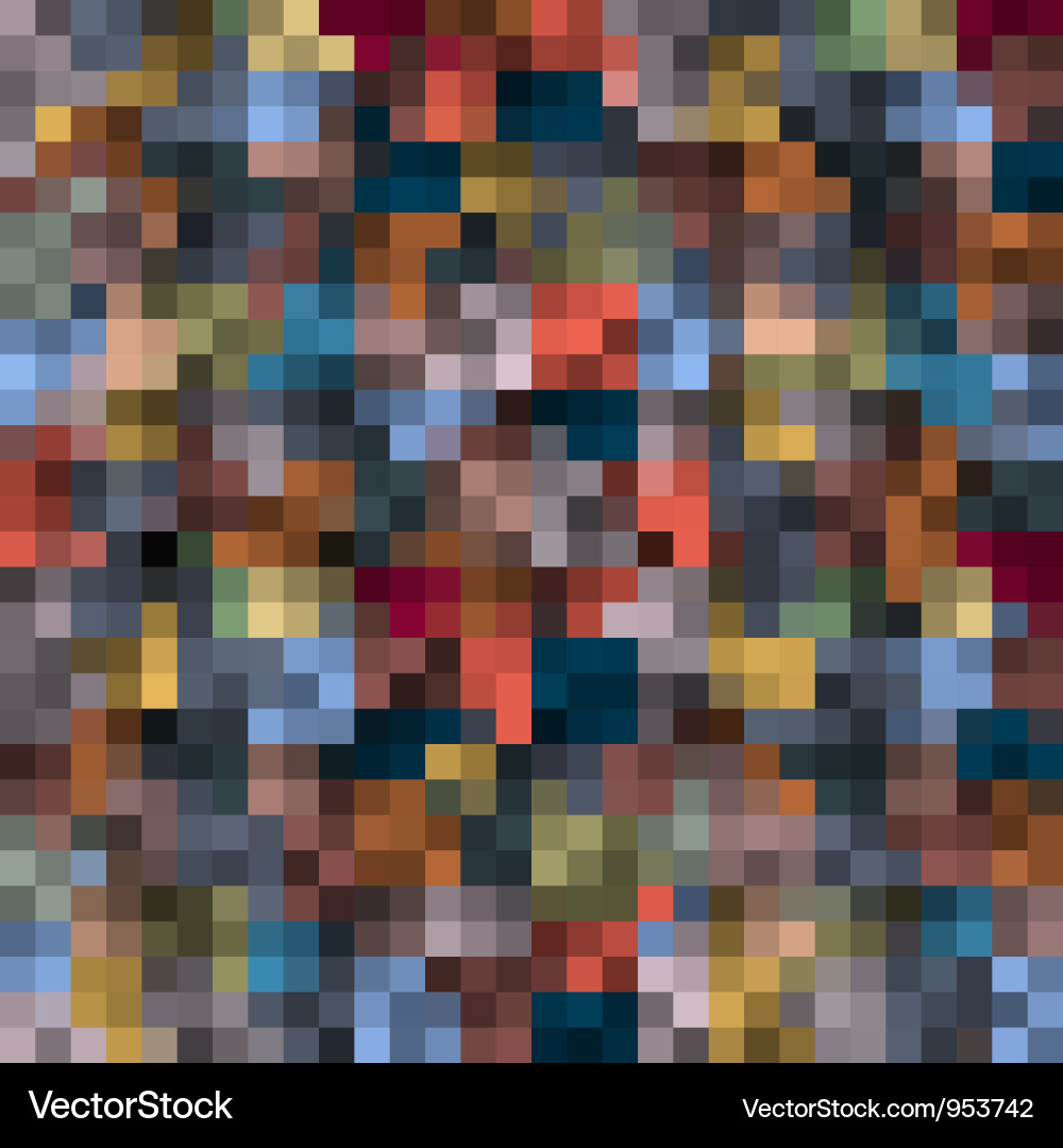Pixel Art Background vector image