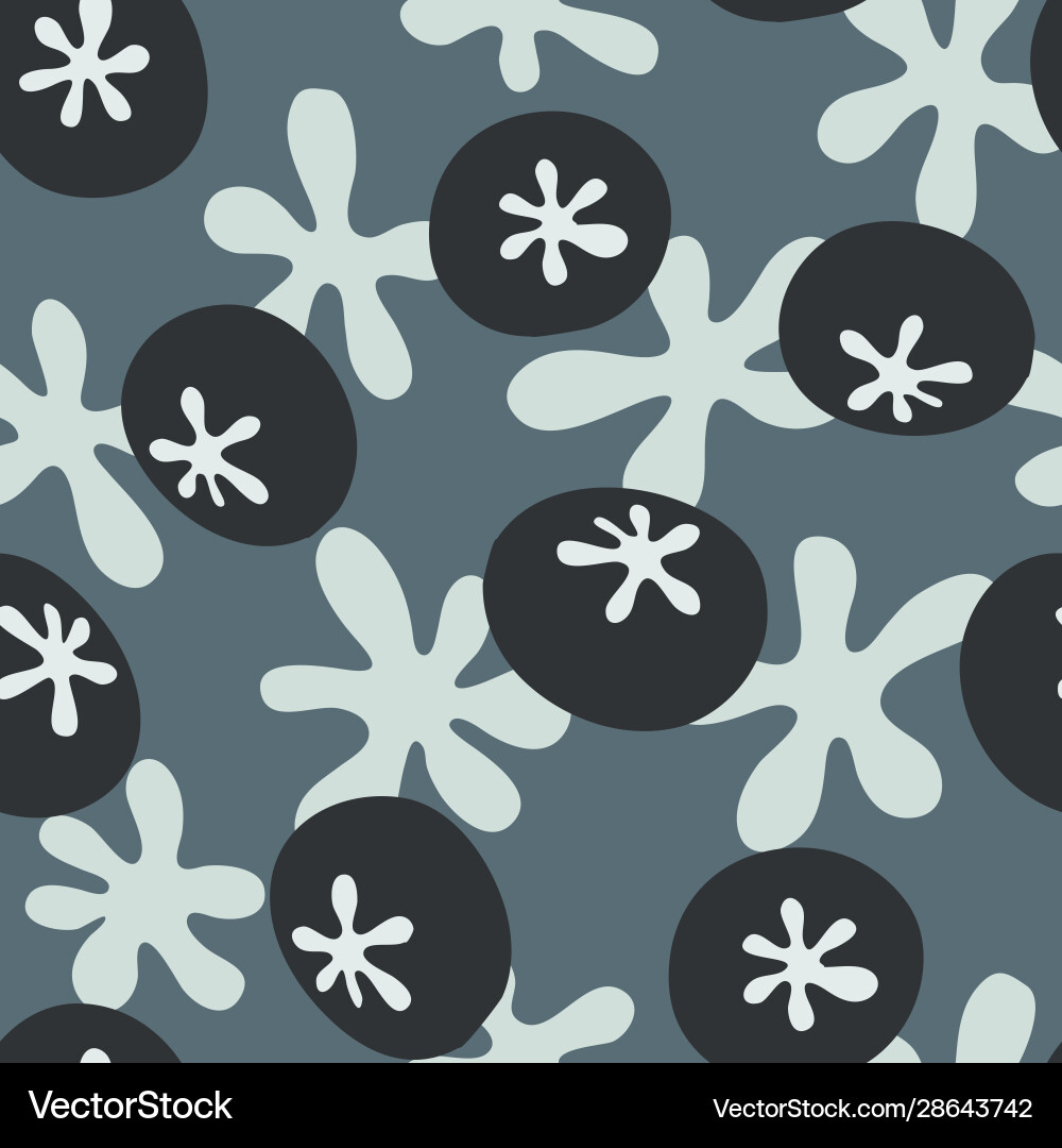 Repeat seamless pattern with cute Vector Image