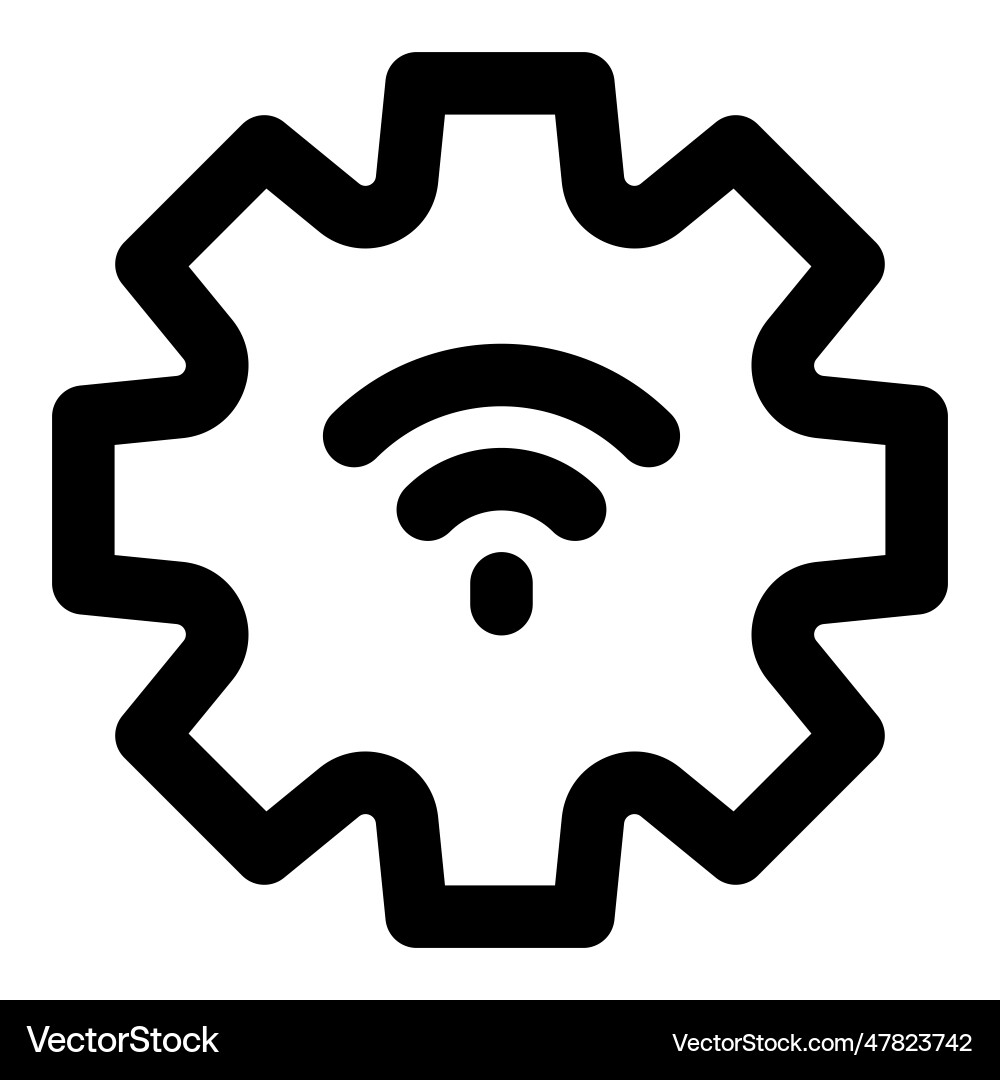 Wireless ai tool for future automation testing vector image