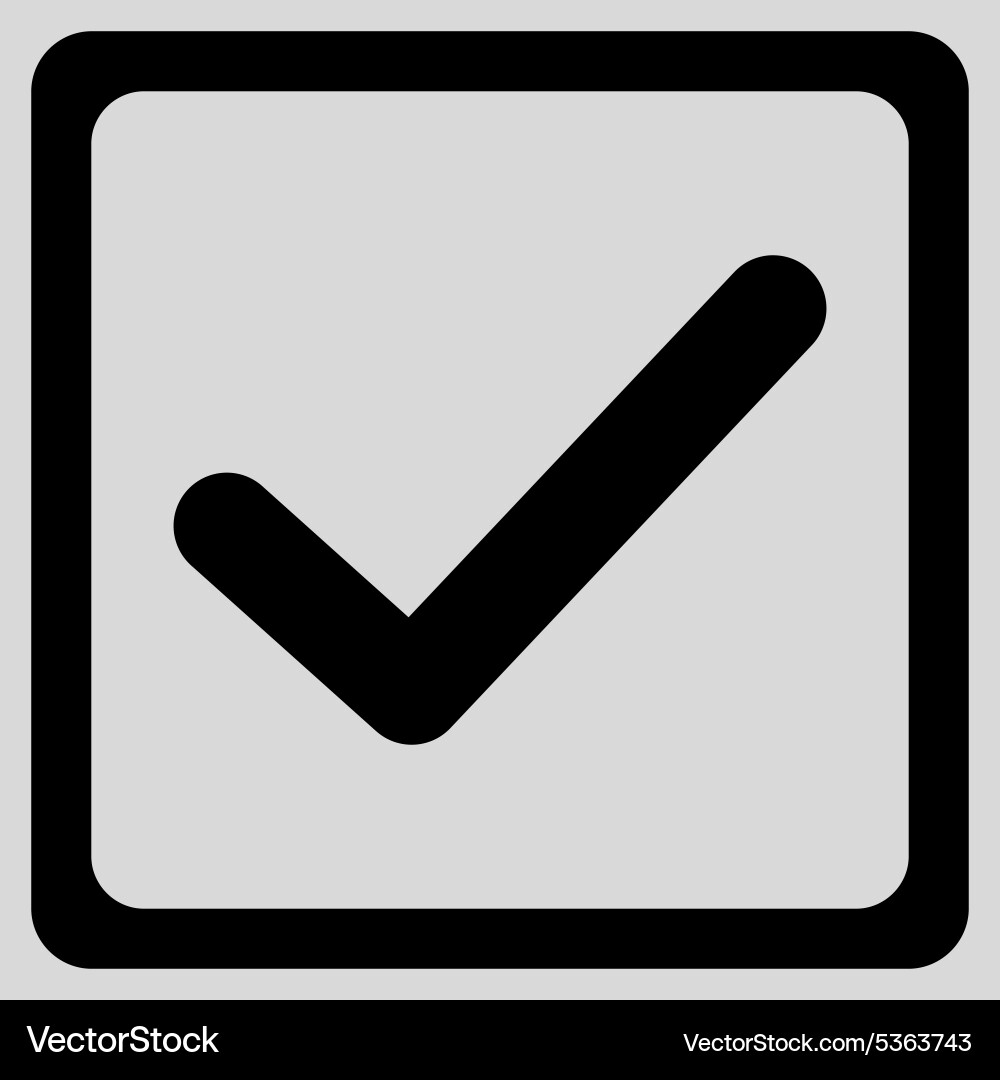 Checkbox icon from business bicolor set Vector Image