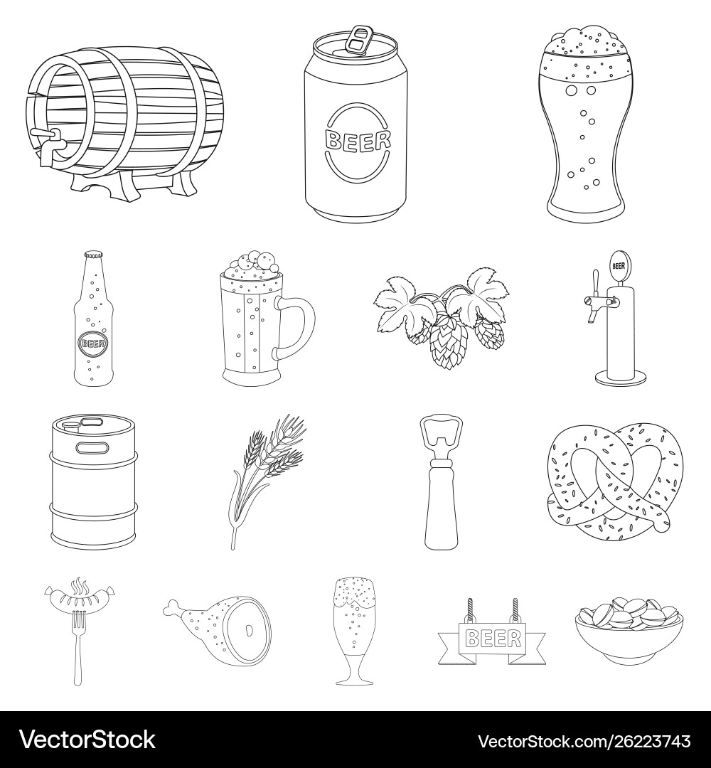 Design pub and bar symbol set Design pub and bar symbol set vector image