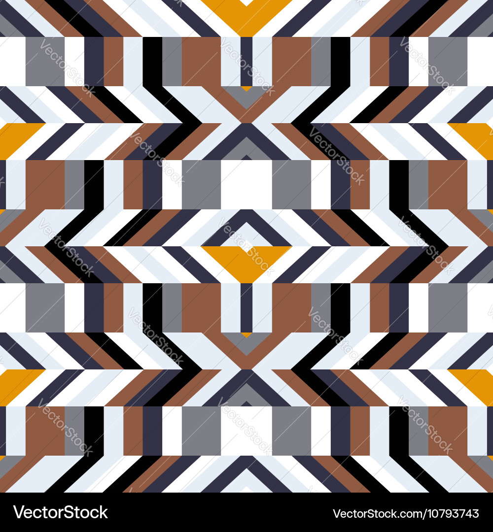 Geometric Stripe Pattern Vector Image