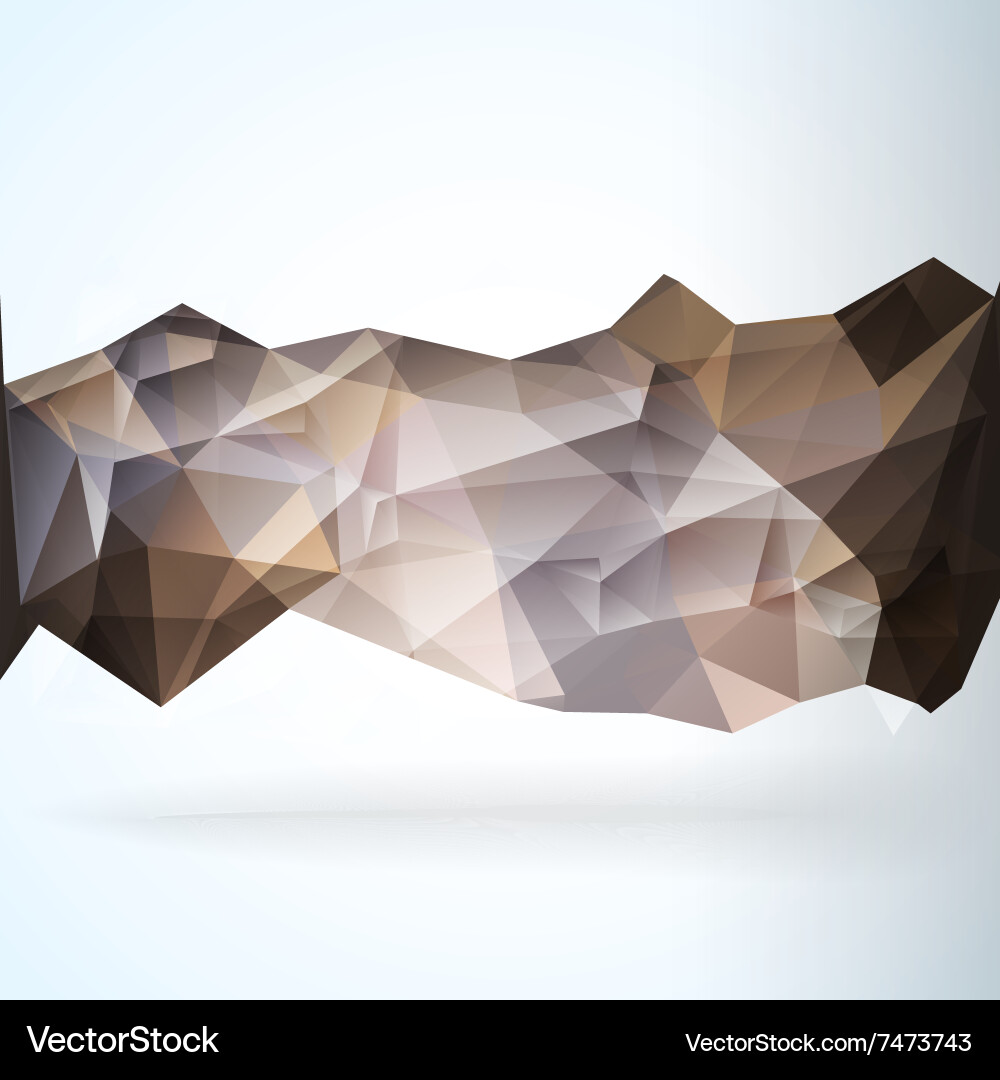 Geometric triangular abstract background vector image