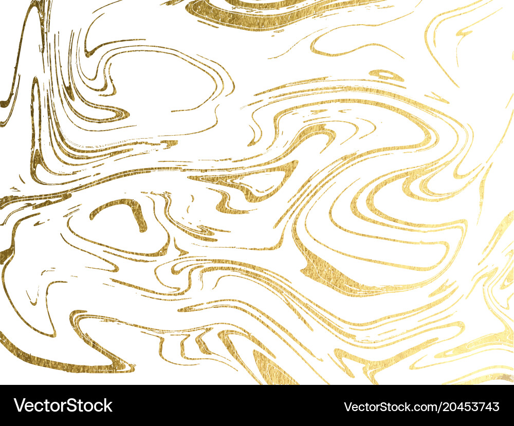 Gold Marble Texture Background vector image