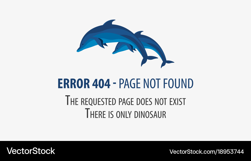 404 error page not found ui ux template Vector Image